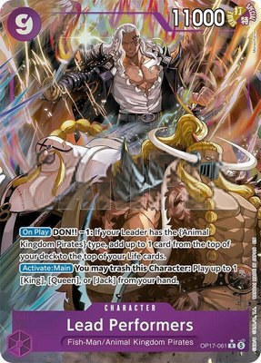 Lead Performers (Alternate Art), The World's Strongest Warriors