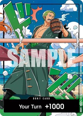 DON!! Card (World United) (Zoro), One Piece Promotion Cards